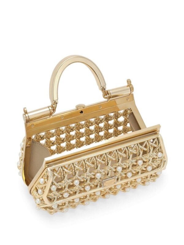 22371694_52816456_1000.jpg Dolce & Gabbana pearl-embellished caged tote bag