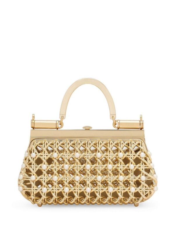 22371694_52816457_1000.jpg Dolce & Gabbana pearl-embellished caged tote bag