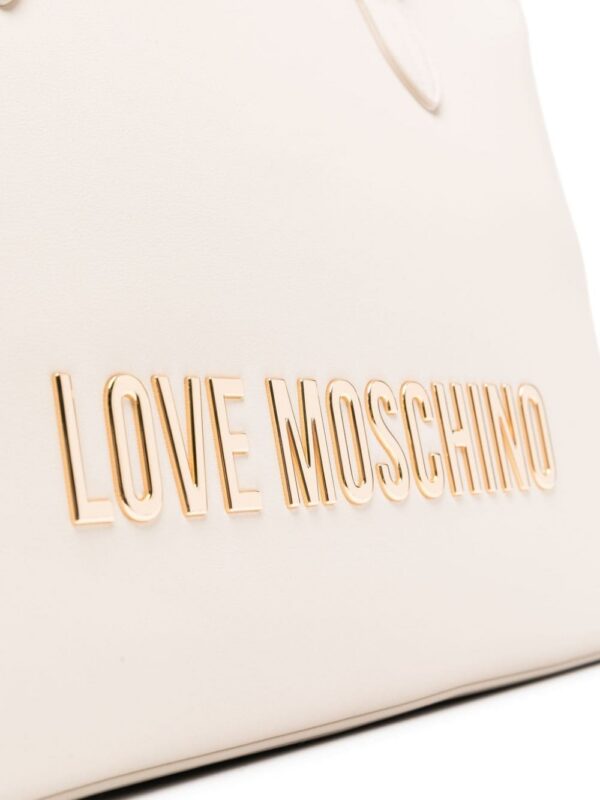 22390235_52366637_1000.jpg Love Moschino logo-plaque tote bag