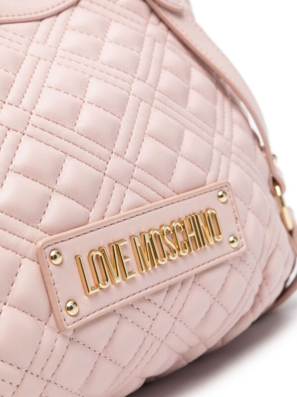 Love Moschino logo-patch tote bag