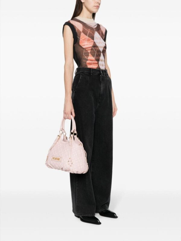 Love Moschino logo-patch tote bag