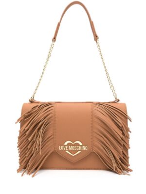 22402591_52395887_1000.jpg Love Moschino logo-plaque fringed shoulder bag