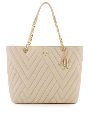 22407365_52608863_1000.jpg Armani Exchange logo-plaque quilted tote bag