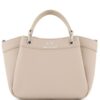 22407424_52608668_1000.jpg Armani Exchange logo-stamp pebble-texture tote bag