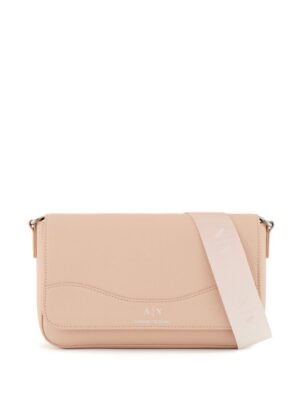 22407427_48171802_1000.jpg Armani Exchange logo-stamp pebble-texture crossbody bag