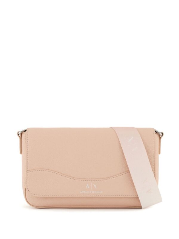22407427_48171802_1000.jpg Armani Exchange logo-stamp pebble-texture crossbody bag