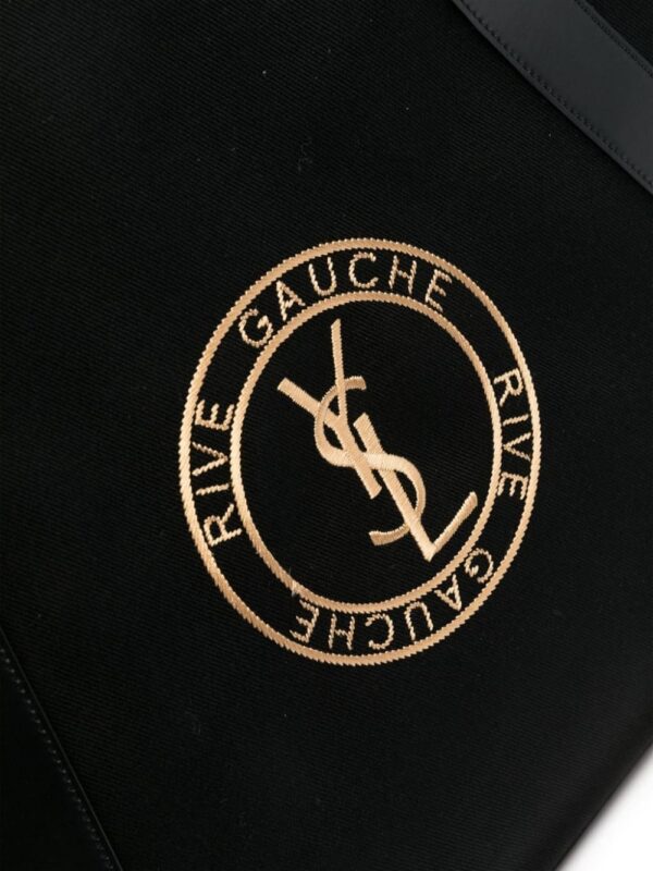 Saint Laurent Rive Gauche canvas tote bag