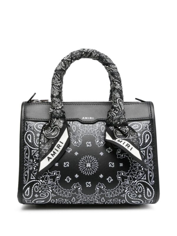 AMIRI Bandana leather crossbody bag
