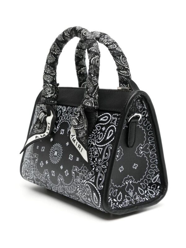 AMIRI Bandana leather crossbody bag