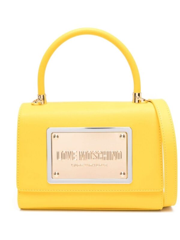 22464859_52412501_1000.jpg Love Moschino logo-plaque tote bag