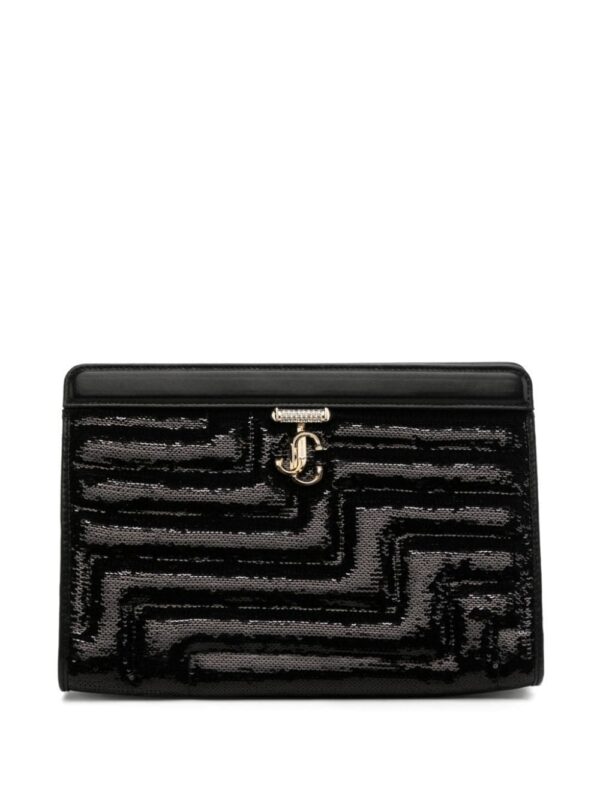 22464951_52527257_1000.jpg Jimmy Choo Avenue sequin-embellished clutch bag