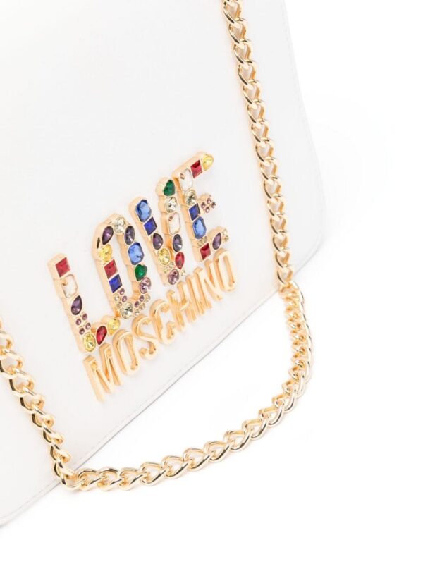 Love Moschino gem-embellished shoulder bag