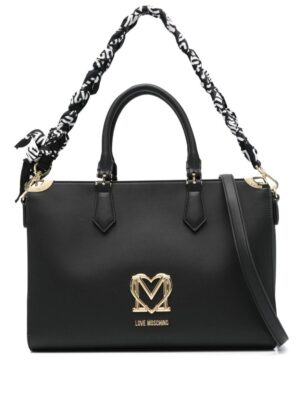 22465180_52413242_1000.jpg Love Moschino logo-lettering tote bag