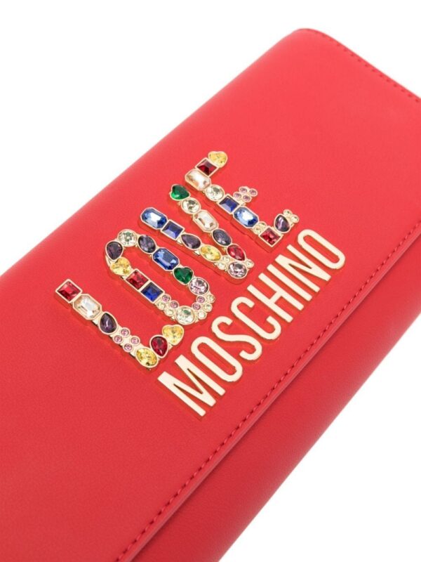 22465186_52400933_1000.jpg Love Moschino logo-lettering clutch bag