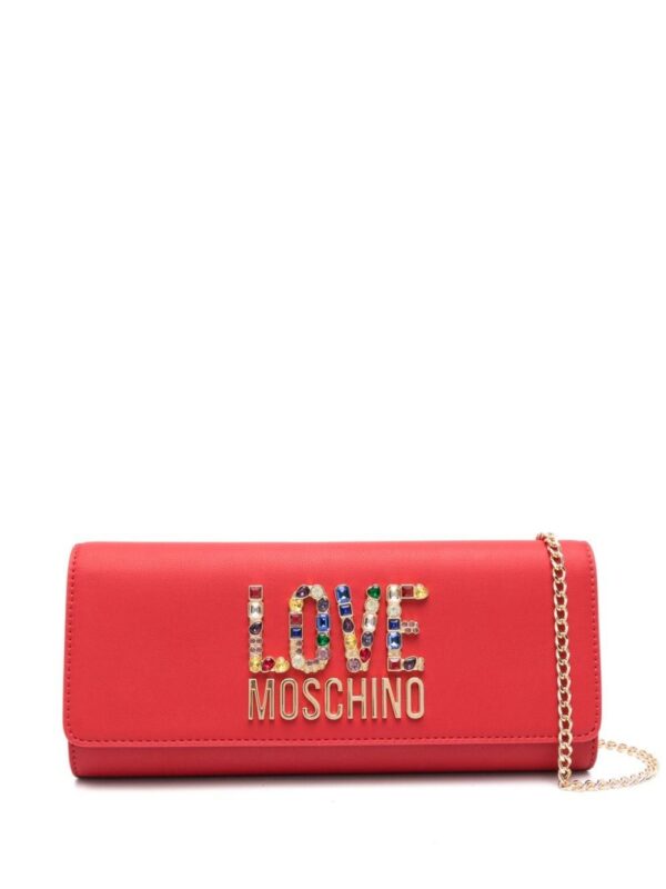 22465186_52400935_1000.jpg Love Moschino logo-lettering clutch bag