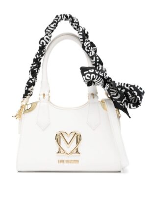 22465187_52405263_1000.jpg Love Moschino logo-plaque tote bag
