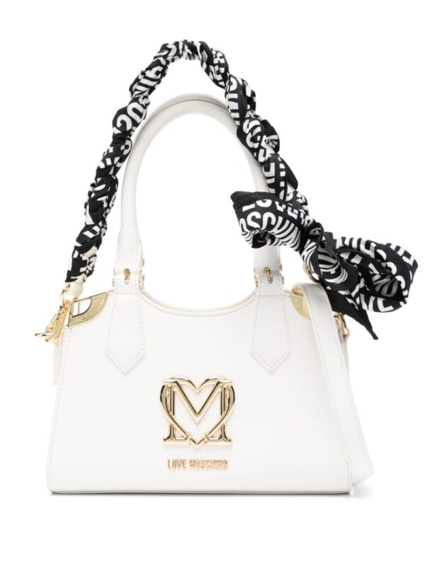 22465187_52405263_1000.jpg Love Moschino logo-plaque tote bag