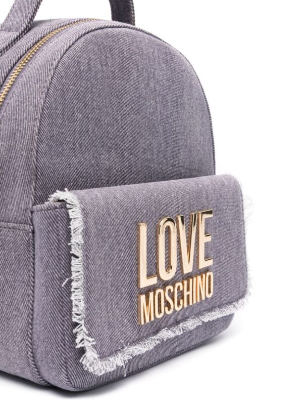 22465188_52413978_1000.jpg Love Moschino frayed denim backpack