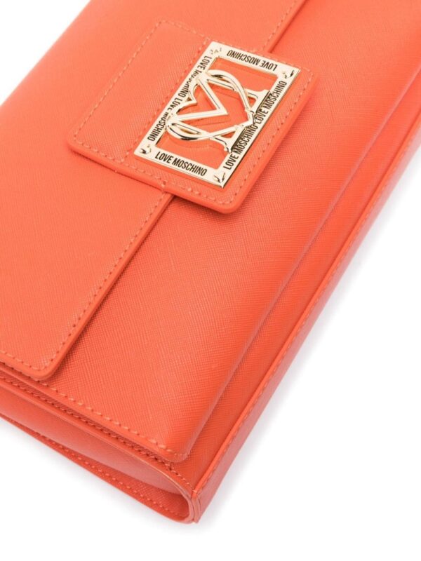 Love Moschino logo-plaque chain-link shoulder bag