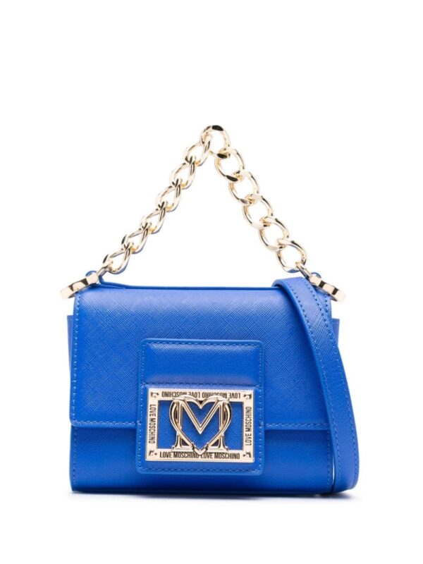 22465194_52400749_1000.jpg Love Moschino logo-plaque tote bag