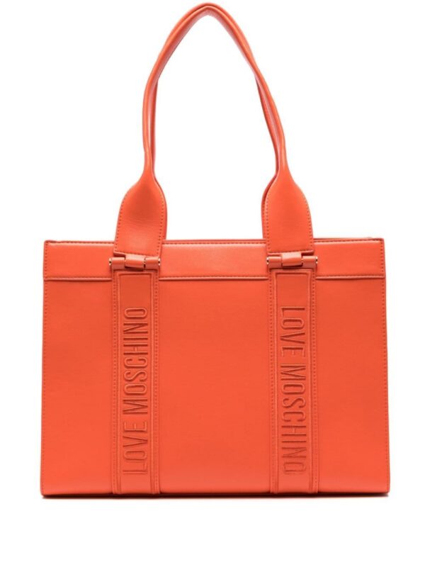 22465200_52401098_1000.jpg Love Moschino logo-embroidered shoulder bag