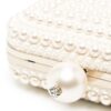 Jimmy Choo Cloud pearl-embellished clutch bag