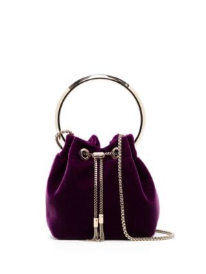 22465360_52539820_1000.jpg Jimmy Choo Bon Bon velvet shoulder bag