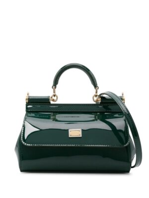 22488897_52451450_1000.jpg Dolce & Gabbana small Sicily patent-leather tote bag