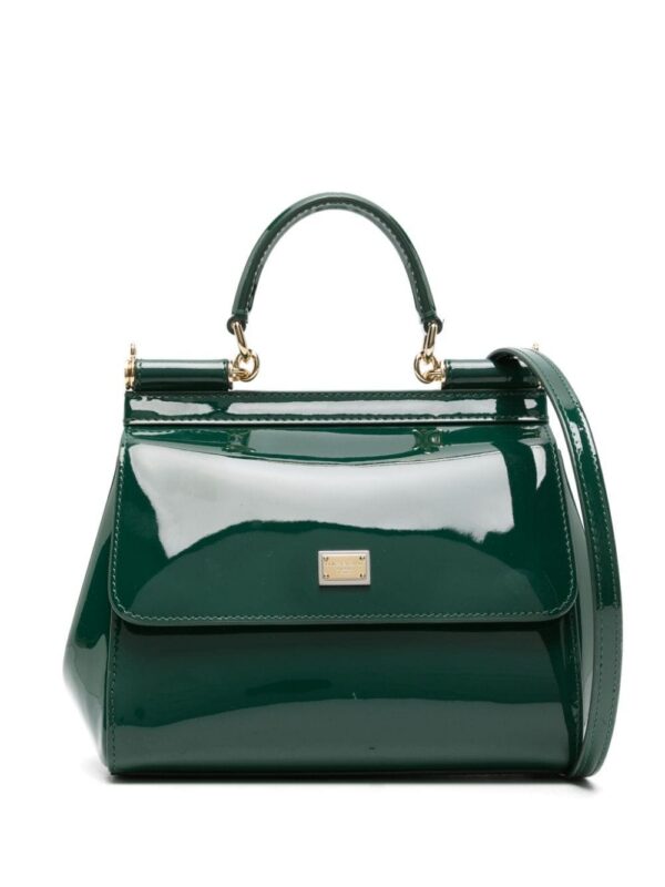 22489473_52451883_1000.jpg Dolce & Gabbana medium Sicily patent-leather tote bag