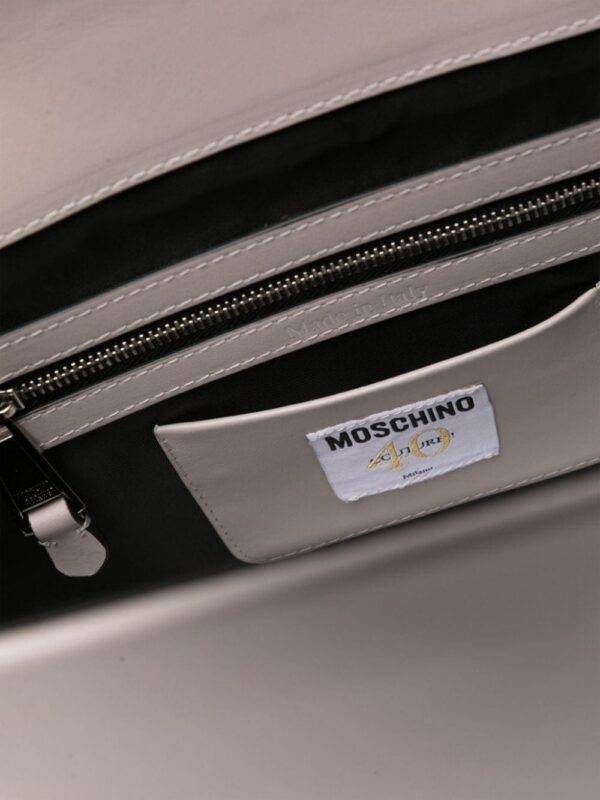 Moschino raised logo tote bag