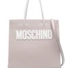 Moschino raised logo tote bag