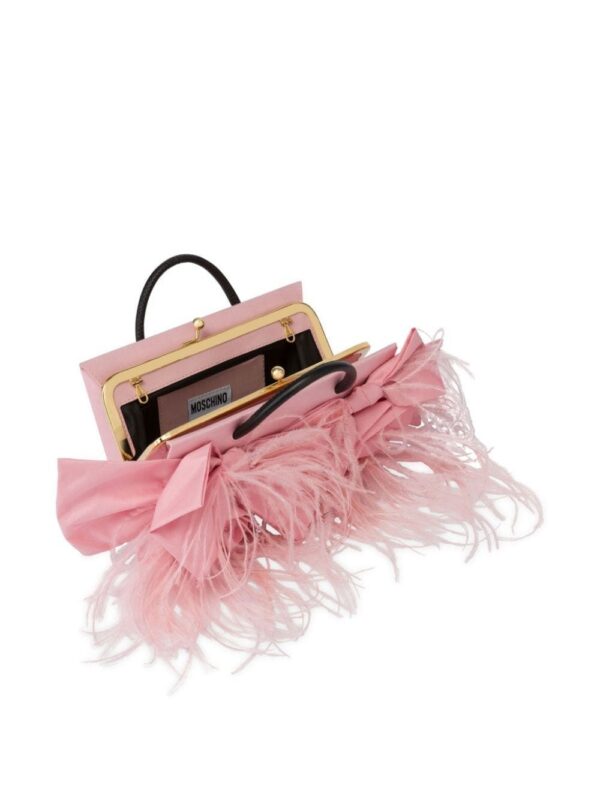 22498223_53228324_1000.jpg Moschino feather-embellished tote bag