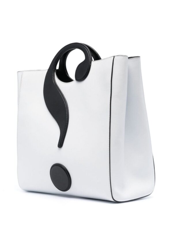 Moschino logo-appliqué tote bag