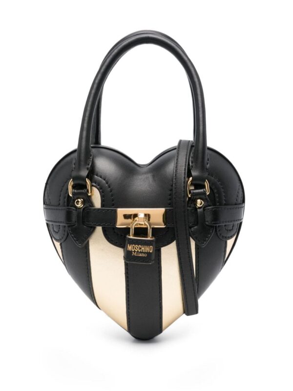 Moschino Heartbeat clutch bag
