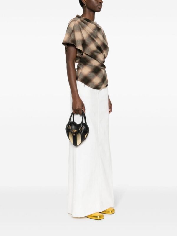 Moschino Heartbeat clutch bag