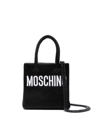 Moschino logo-embroidered mini bag