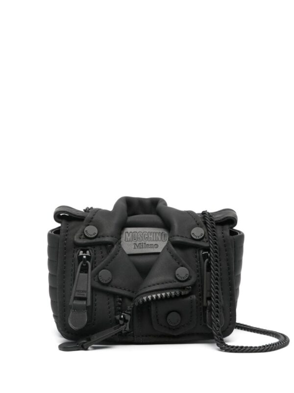Moschino mini Biker leather bag