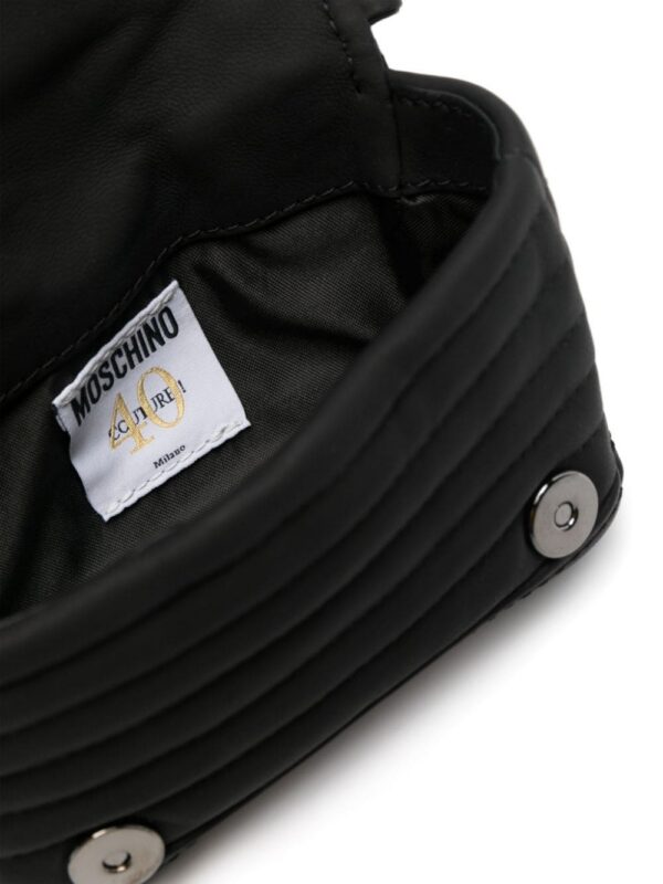 Moschino mini Biker leather bag