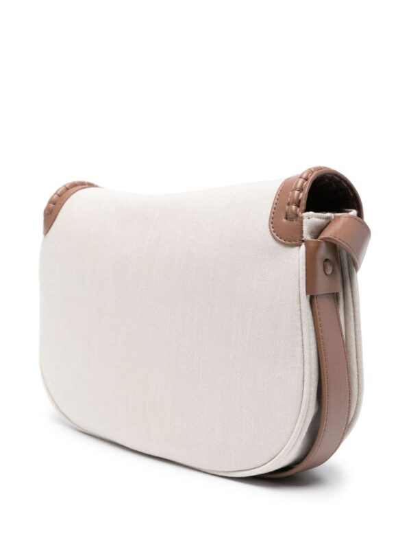 Emporio Armani medium debossed-logo shoulder bag