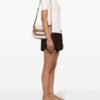 Emporio Armani medium debossed-logo shoulder bag