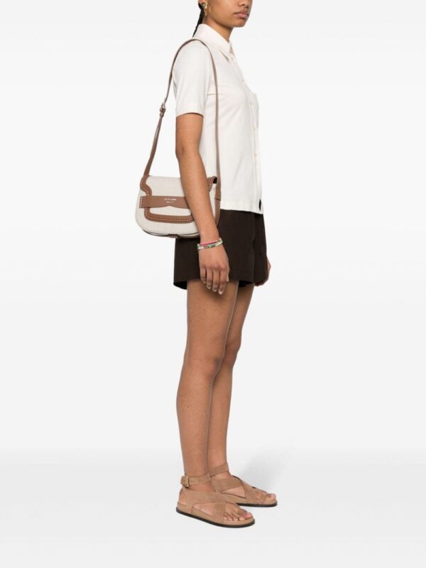 Emporio Armani medium debossed-logo shoulder bag