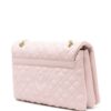 Love Moschino logo-plaque quilted shoulder bag