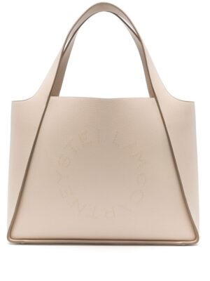 22537325_52534775_1000.jpg Stella McCartney logo-studded faux-leather tote bag