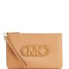 22545546_53864745_1000.jpg Michael Kors logo-embossed leather clutch