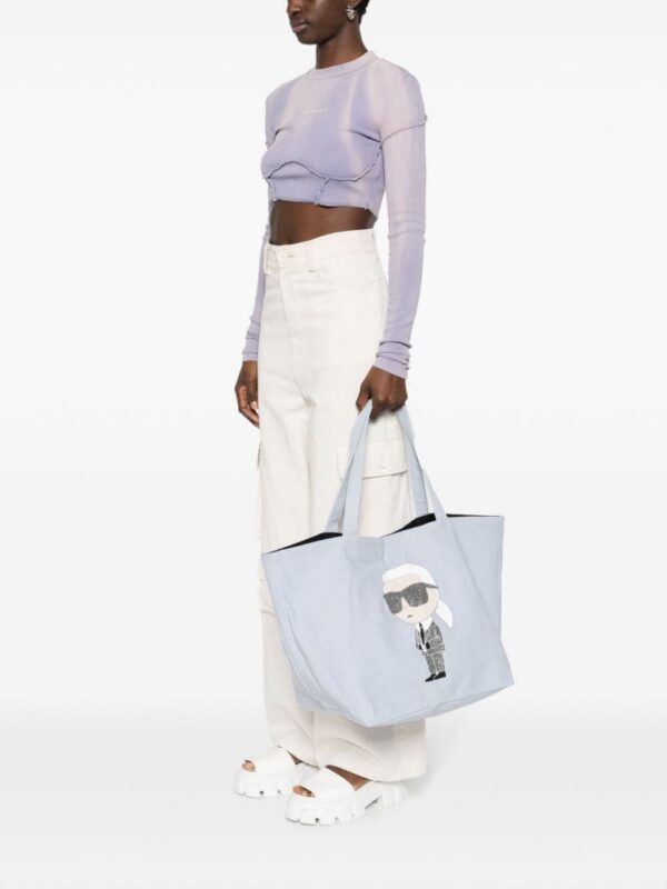 22578162_48161545_1000.jpg Karl Lagerfeld K/Ikonik 2.0 canvas tote bag