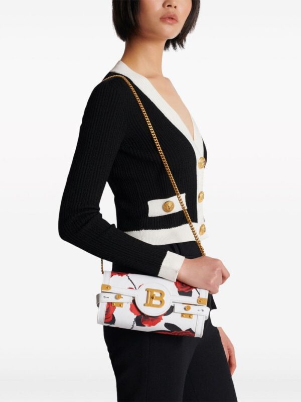 22588731_52525927_1000.jpg Balmain B-Buzz 23 rose-print leather clutch bag