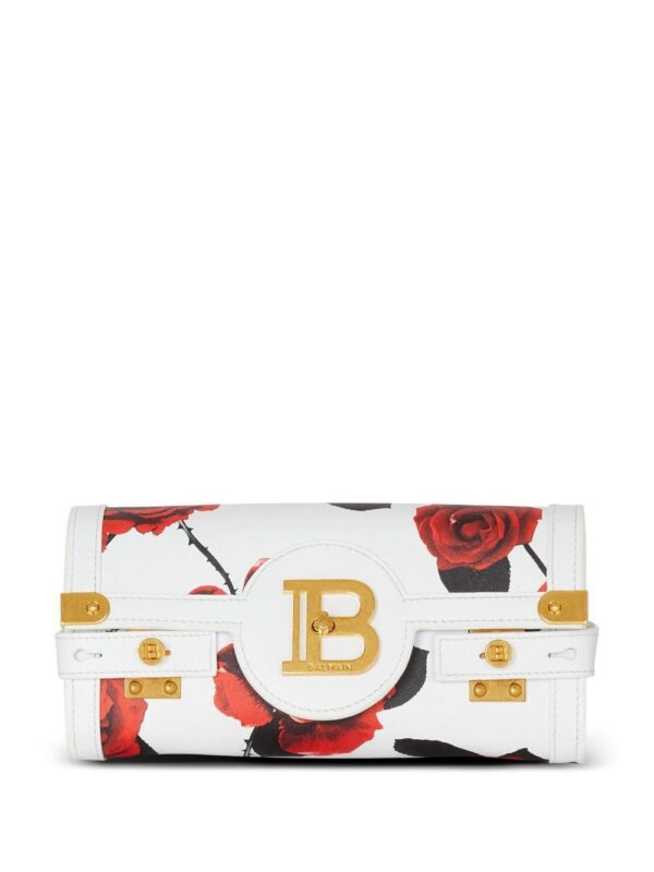 22588731_52525929_1000.jpg Balmain B-Buzz 23 rose-print leather clutch bag