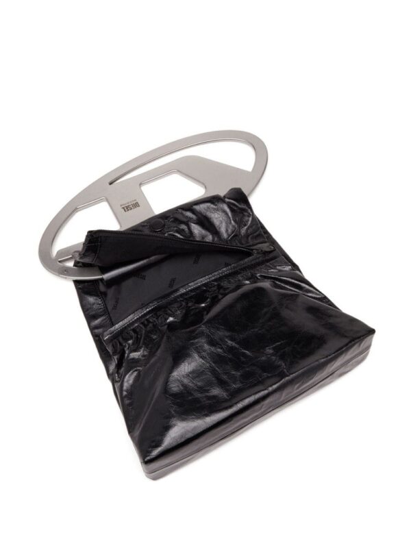 Diesel logo-plaque leather pouch