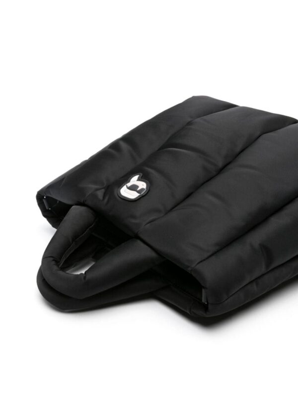 22593491_48168317_1000.jpg Karl Lagerfeld Ikonik Karl puffer tote bag