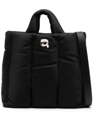 22593491_48168334_1000.jpg Karl Lagerfeld Ikonik Karl puffer tote bag